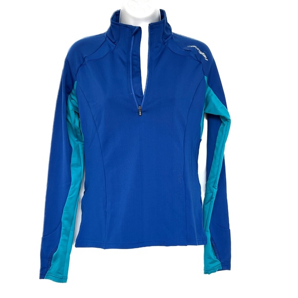 ZOOT Jacket Athletic Size Medium Running Lightweight Blue Teal Thumbholes Ultra - Picture 1 of 6